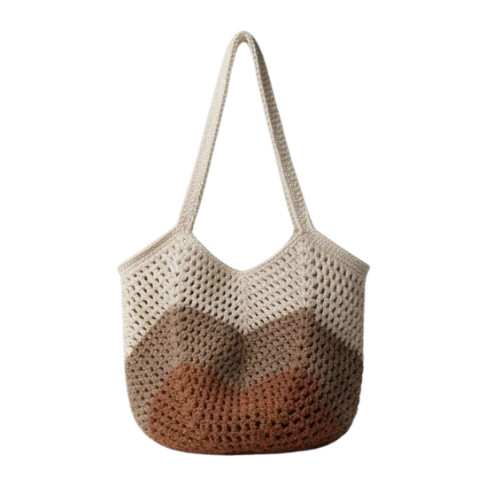 شنطة كروشيه بيج واسعة